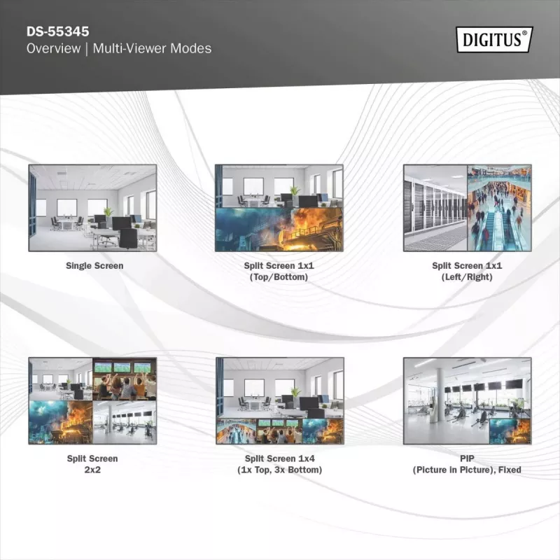 Comutador matriz HDMI DS-55345