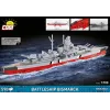 Conjunto de construção Cobi Couraçado Bismarck modelo, 590 peças