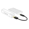 Cabo de carregamento USB DeLOCK Type-A para USB Type-C 15 cm preto