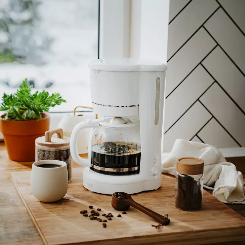 Adler AD 4383w máquina de café de filtro para café moído 1,5 L branco