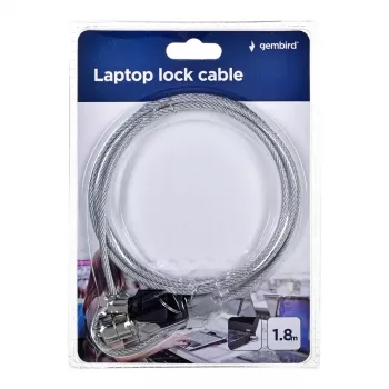 Fecho de cabo Gembird LK-K-01 para portáteis (fecho de chave) 1,8 m