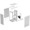 Caixa SSUPD Meshlicious Full Mesh PCIE 4.0 Edition Mini-ITX - branco