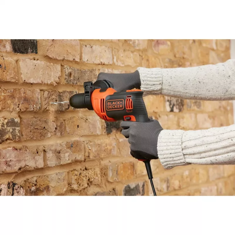 Berbequim Black & Decker BEH710-QS 2800 rpm Preto, Laranja