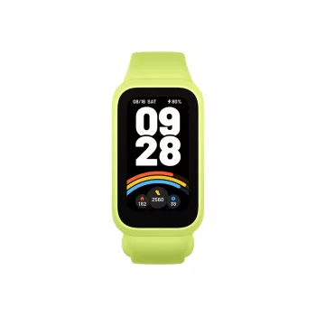 Pulseira fitness tracker Xiaomi 9 Active verde — medidor de frequência cardíaca, monitor de atividade, modelo 70783