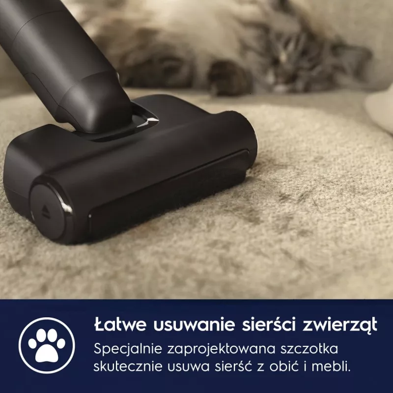 Aspirador vertical/vassoura elétrica Electrolux EP82AB25UG bateria sem saco seco ciclónico 0,4 l 100 W cinzento