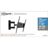Vogels | Suporte de parede | MA3040-A1 | Totalmente móvel | 32-65 | Capacidade máxima 25 kg | preto