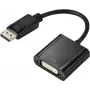 Renkforce RF-5771774 Adaptador DisplayPort / DVI [1x ficha DisplayPort - 1x conector fêmea DVI 24+5 pol.] preto bainha PVC 15 cm (RF-5771774)