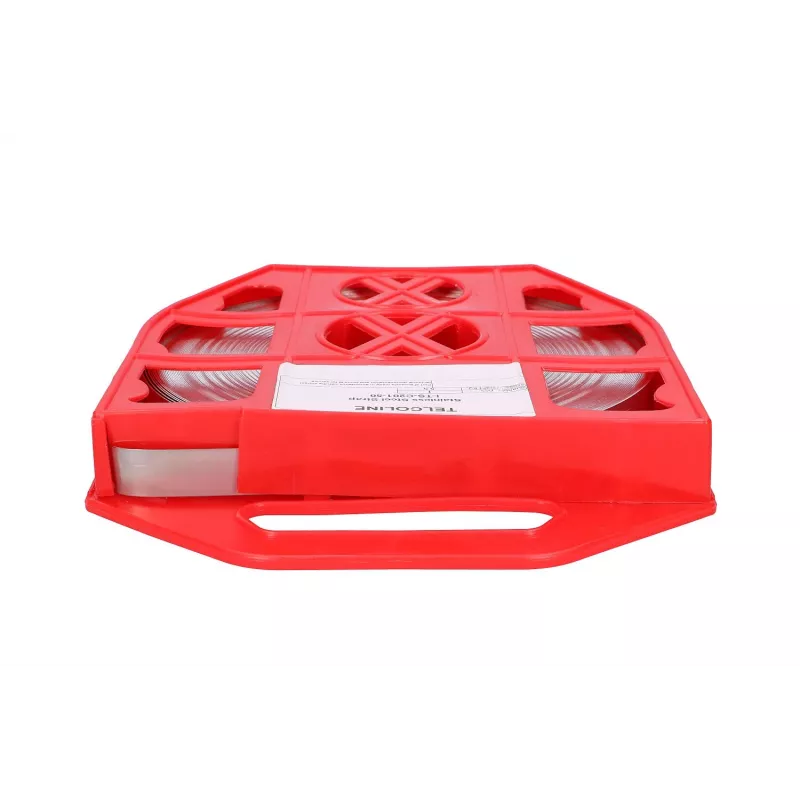 Fita de aço inoxidável Extralink SS201 0,7 mm para montagem em postes elétricos, 10 mm x 0,7 mm, 50 m