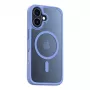 Capa para telefone Torras Guardian Magnetic Series para iPhone 16, azul, compatível com íman, perfil fino