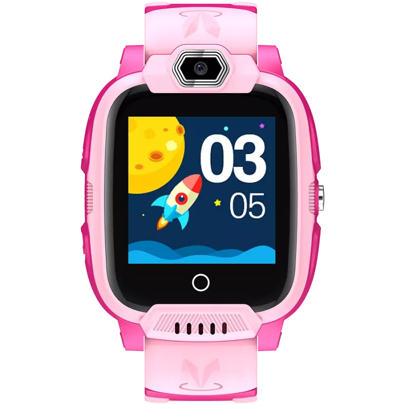 Relógio infantil CANYON Jondy KW-44 4G câmara GPS música Rosa