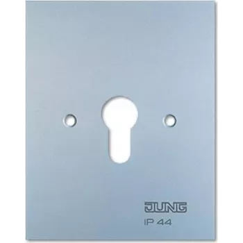 Placa de cobertura metálica 125x100mm sem símbolos 6.28 WUG (6.28WUG)