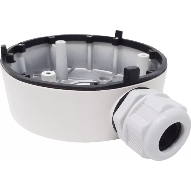 Caixa de ligação Hikvision DS-1280ZJ-TR13 Exterior Preto Prateado 1kg