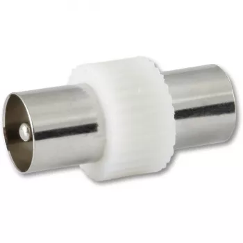Conector macho Kathrein EMU 01 IEC prateado branco