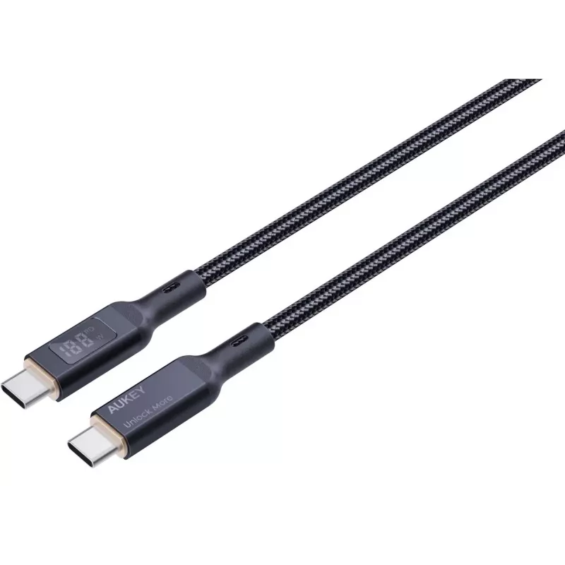 Cabo USB AUKEY CB-MCC102 1,8 m USB-C preto 480 Gbit/s