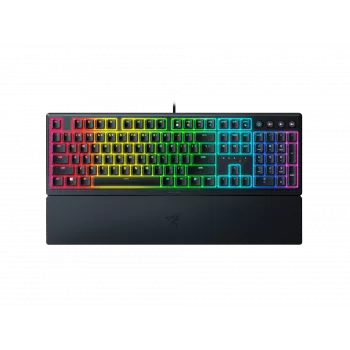 Teclado gaming com fios Razer Ornata V3 – híbrido membrana-mecânico, iluminação LED RGB, USB