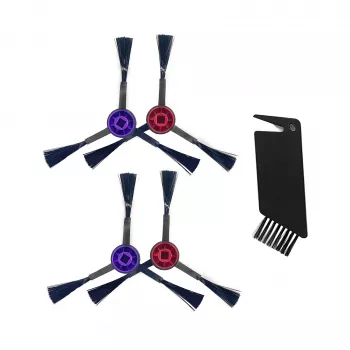 Conjunto de escovas laterais de substituição para robô aspirador Midea M9 – 2x esquerda + 2x direita