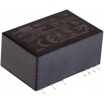 Fonte de alimentação Mean Well IRM-01-3.3S, 1 W, saída 3,3 V, 0,3 A, entrada 85–305 V