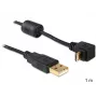 Cabo USB DeLOCK USB 2.0 1 m Micro-USB B preto