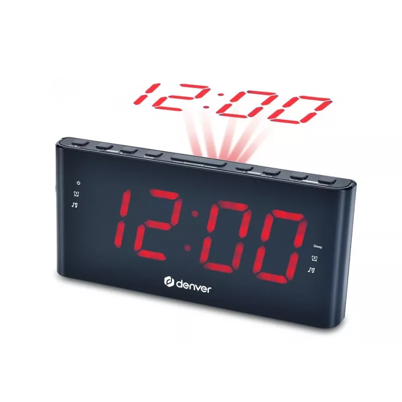 Denver CPR-710 despertador digital preto