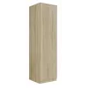 Roupeiro Topeshop SD-50 SON KPL 5 prateleiras 1 porta carvalho