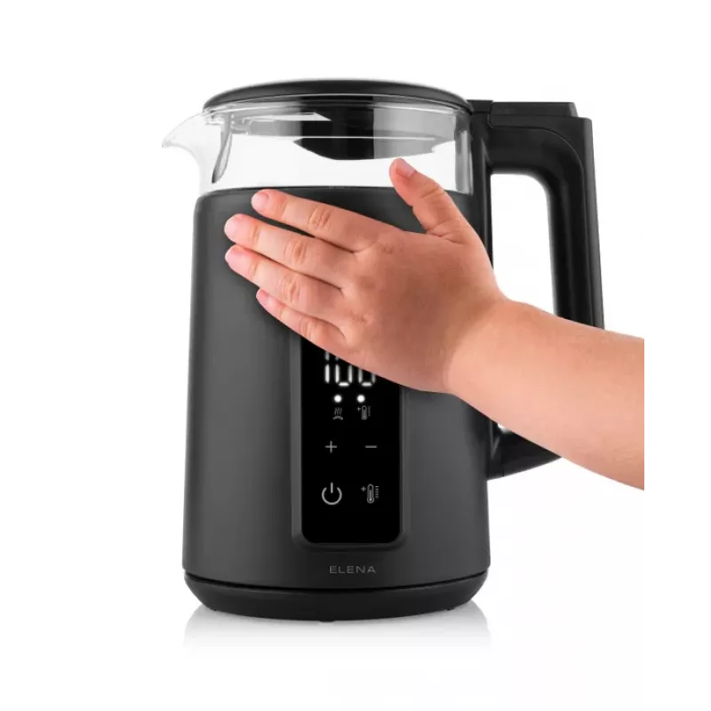 Chaleira elétrica ETA ETA959590000 1,7 L 2200 W, preto/vidro
