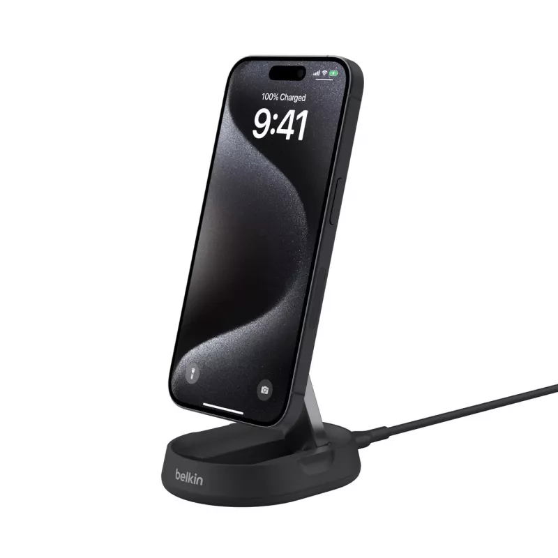 Carregador sem fios Belkin BoostCharge Pro WIA008btBK carregamento rápido interior smartphone preto