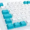 Conjunto de teclas Ducky, PBT, ISO (DE) - branco/azul