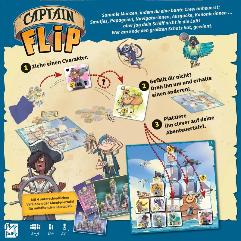 Captain Flip, jogo de tabuleiro