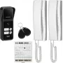 Intercomunicador ORNO OR-DOM-BA-936ZD/W 2 fios/2 famílias