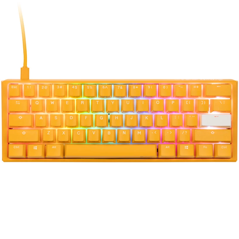 Ducky One 3 Yellow Teclado Gaming RGB LED MX-Clear US