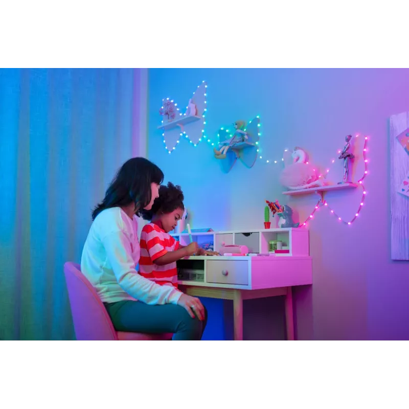 Luzes de árvore de Natal LED Twinkly Candies TWKH200RGB-G 6 m 200 luzes