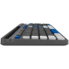 Teclado sem fios CANYON HKB-W03 cinzento – design compacto, alimentado por pilhas AAA, modelo CNS-HKBW03DG