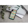 iKins Pop Mint capa para iPhone XS/X, preta