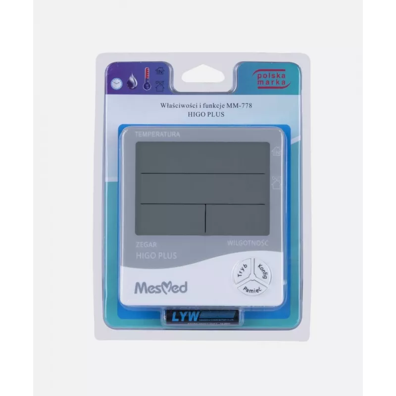 Higrómetro digital Mesmed MM-778 Higo Plus — indicador de temperatura e humidade