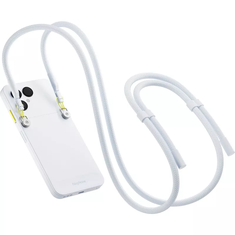 Alça de transporte Cloud White, presilha branca, para Fairphone 6