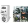 Temporizador de tomada digital Ansmann 1260-0009 programa diário, programa semanal 3680 W função aleatória, mudança de hora de verão/inverno, função de programação (1260-0009)