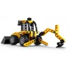 Conjunto de construção LEGO Technic Retroescavadora 42197 — direção articulada, carregador funcional, 104 peças, idade recomendada 7+