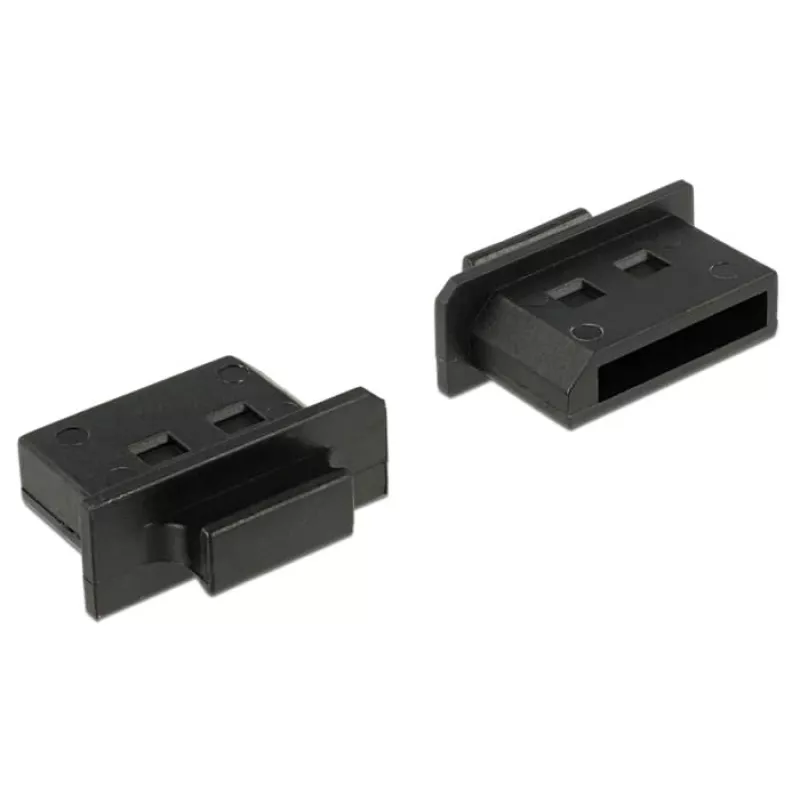 Tampa de proteção para conetor fêmea DeLOCK 64025 DisplayPort preta