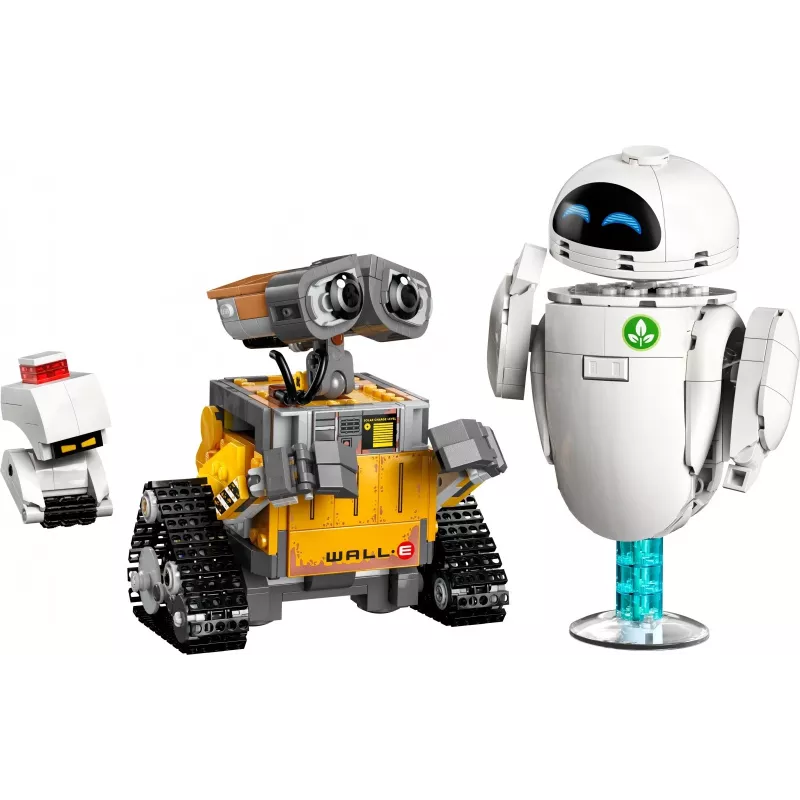 LEGO Disney Pixar 43279 WALL-E e EVE conjunto de construção, 811 peças, 18+