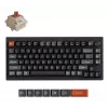 Teclado mecânico 75% Keychron V1 Ultra 8K — QWERTY, Bluetooth e cabo, RGB, preto
