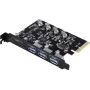 Renkforce RF-6613196 placa controladora 3+2 portas USB 3.2 Gen 2 USB-C® (USB 3.2 Gen 2) (RF-6613196)