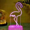 Lâmpada LED de mesa/decorativa MANTA SNL119RGB luz 3D animal RGB para decoração de interiores