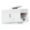UBIQUITI CAT6 KEYSTONE COUPLER, PACK DE 12. ACOPLADOR KEYSTONE CAT6 PASSANTE PARA LIGAR SEM PROBLEMAS CABOS ETHERNET PRÉ-TERMINADOS