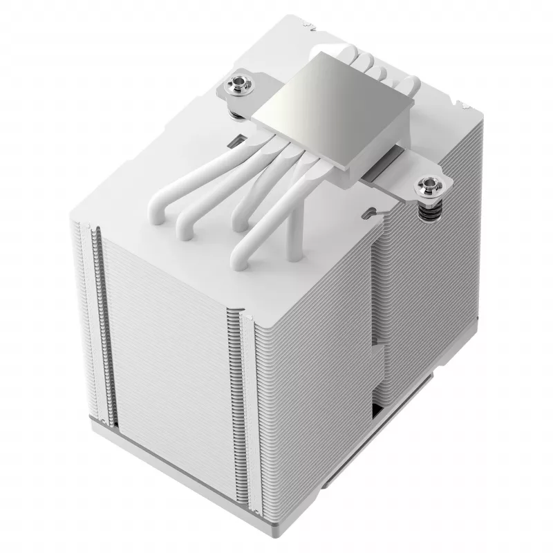 Dissipador de ar para processador DeepCool AK500 G2 WH, ventoinha de 120 mm, pressão de ar máx. 3,33 mmH2O, 117×129×159 mm, branco