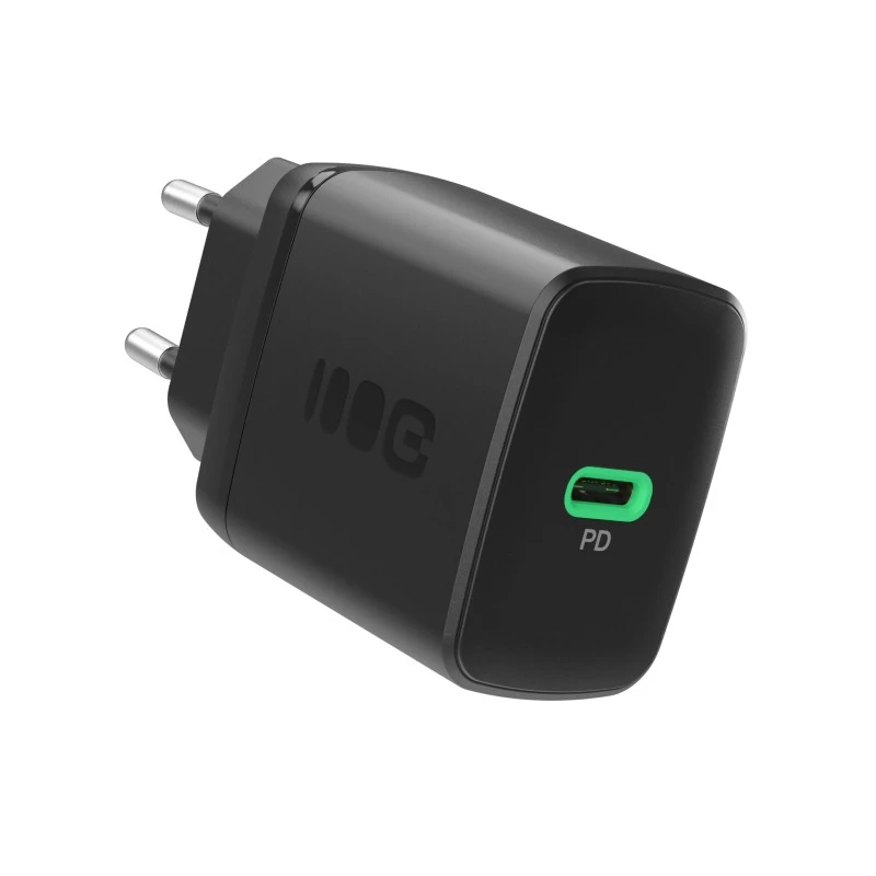 Fonte de alimentação Green Cell PowerSource Solo30 30W preta — carregador USB-C de porta única