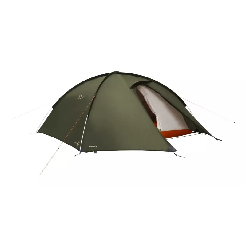Tenda de cúpula/iglu Easy Camp Rondane 3 – 3 pessoas, sobreteto de poliéster, varas de alumínio, verde-escuro