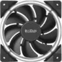 Ventoinha de caixa 120 mm PCCOOLER CORONA-WHITE, 1000–1800 rpm, LED branco, 120×25 mm