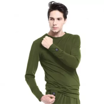 Blusa Glovii GJ1CXL decote redondo manga comprida elastano poliéster