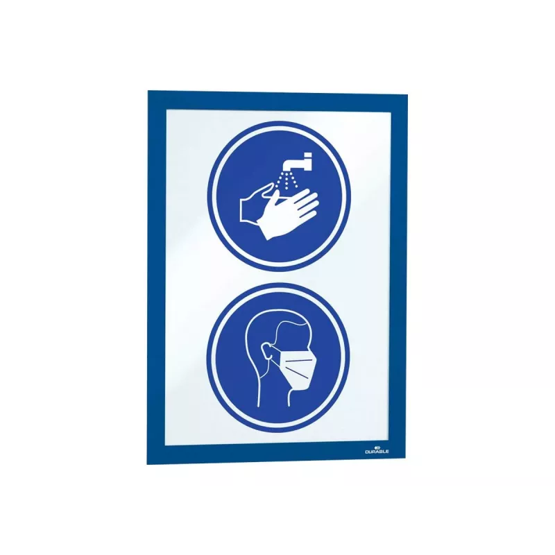 Moldura magnética A4 Durable 4872-07 azul