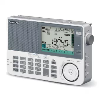 Rádio portátil Sangean ATS-909 X2 — branco — sintonizador digital AM FM SW